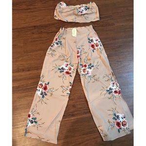 Two piece crop top set